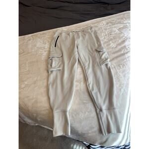 ASRV Cargo Joggers Womens Large Cream Utility Sweatpants Tactical Techwear